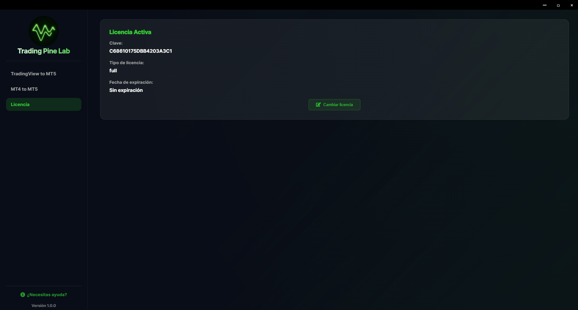 Gestión de licencia