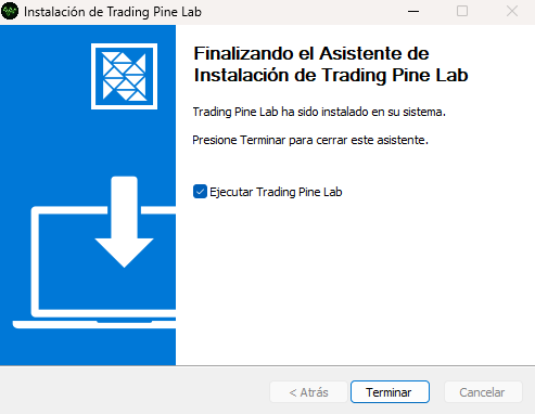 Finalización de la instalación