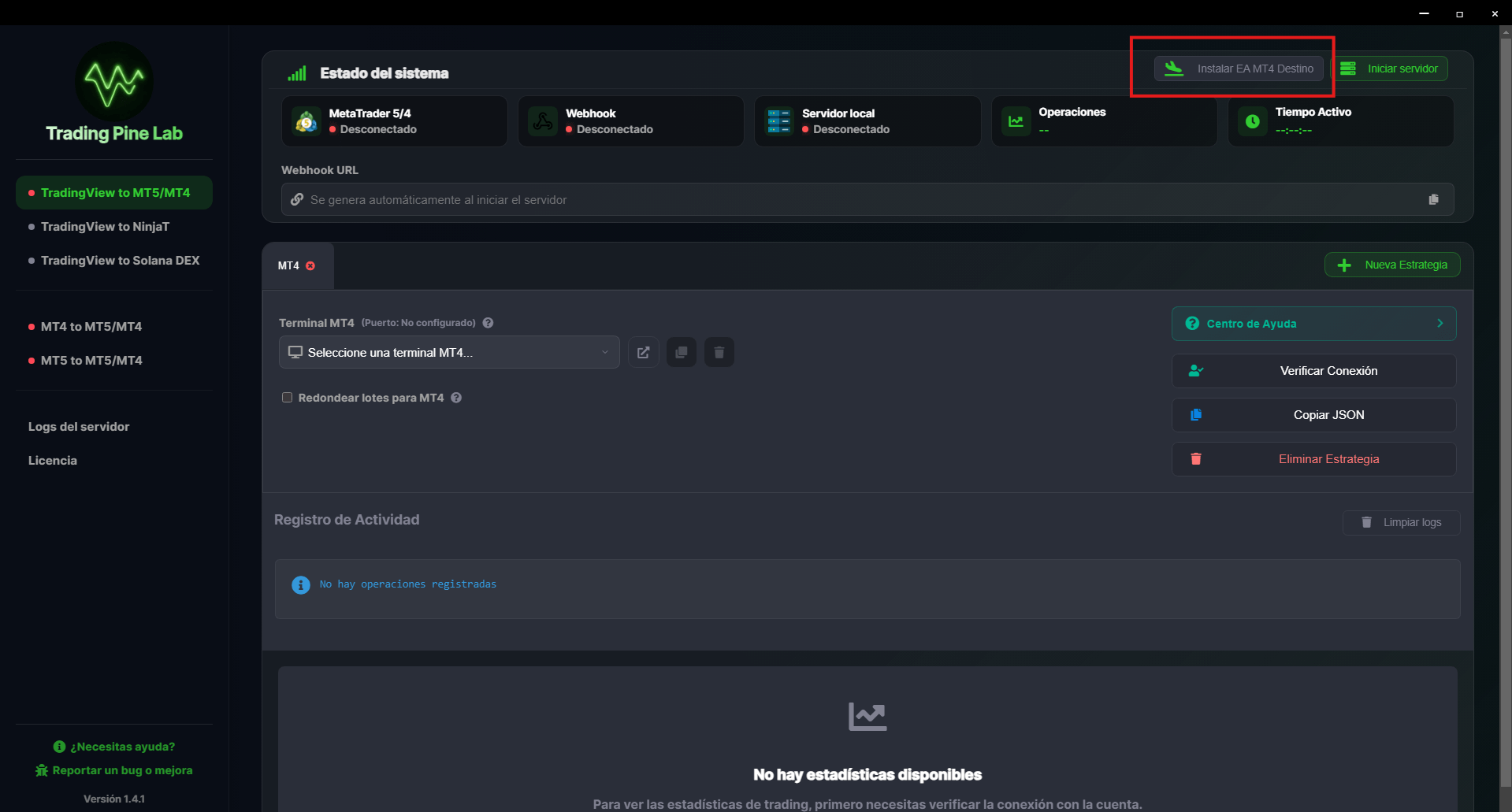 Instalación de EA MT4